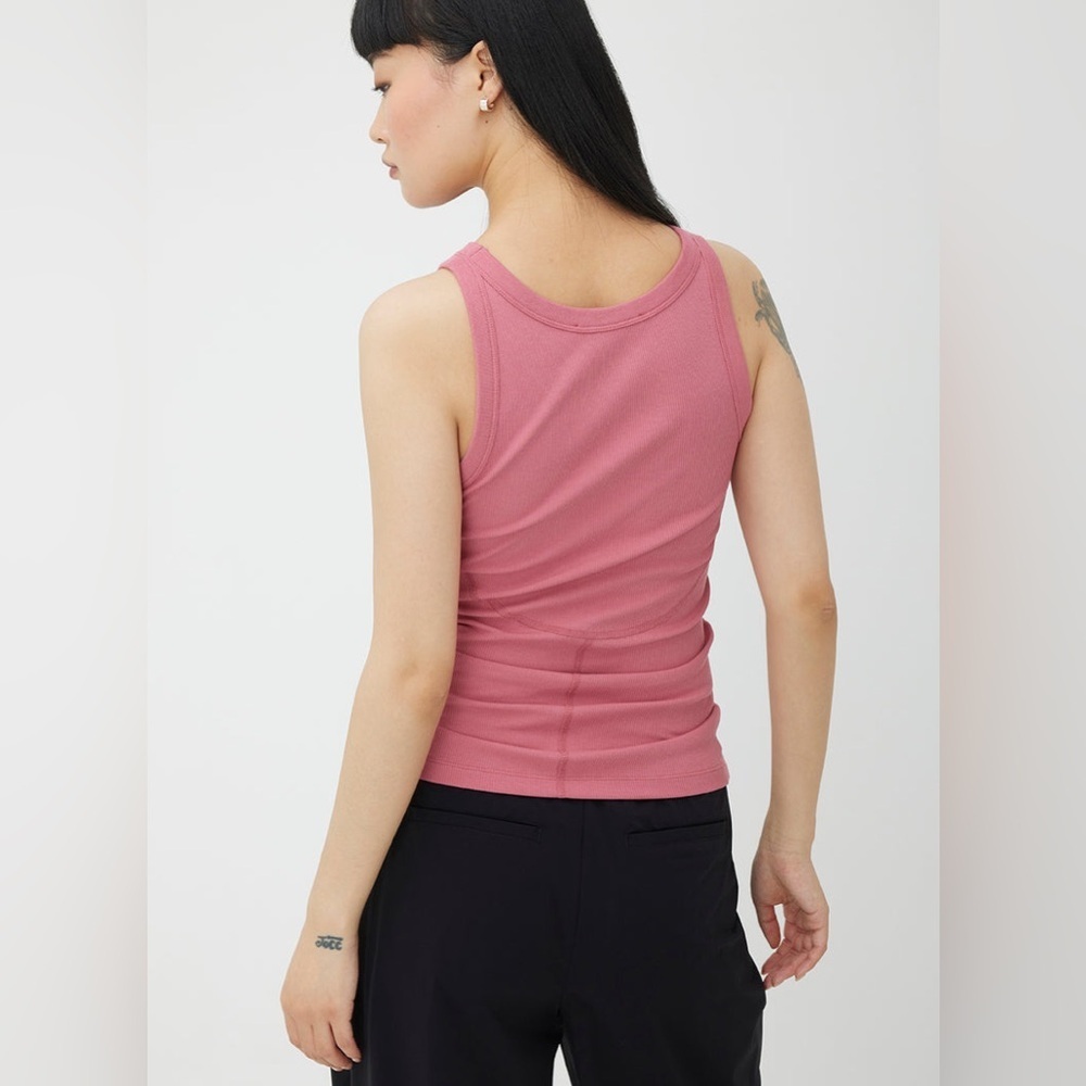 KIT + ACE $70 CYPRUS HIGH NECK RIBBED TANK​ - Picture 3 of 4
